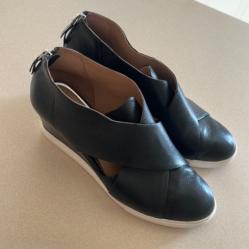 Linea Palo Leather Heeled Tennis Shoes